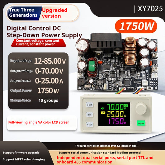 Fuente de Alimentación Regulada CNC DC con Voltaje y Corriente Constantes - Image 3