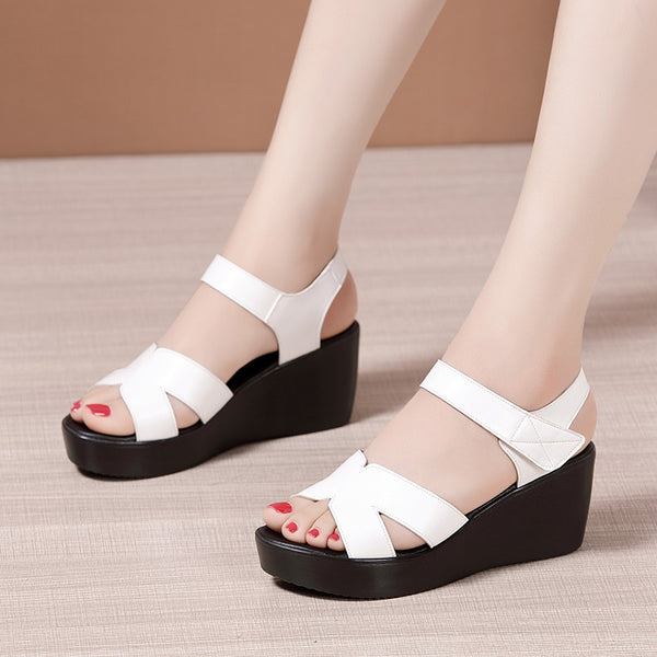 Sandalias de Tacón Alto Plus Size con Plataforma - Comodidad y Estilo - Image 5