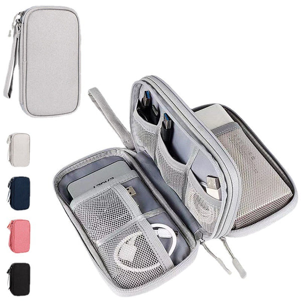 Bolsa Organizadora Impermeable para Cables, Power Bank y Accesorios