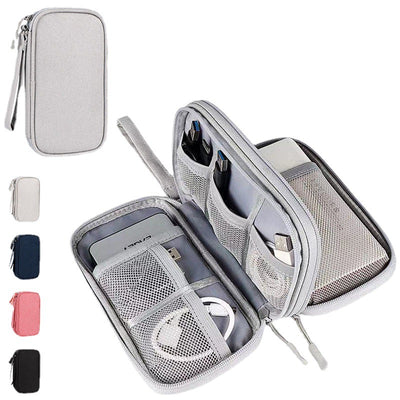 Bolsa Organizadora Impermeable para Cables, Power Bank y Accesorios