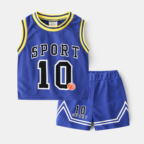 Conjunto Deportivo Infantil - Chaleco y Sudadera para Niños Estilo Verano