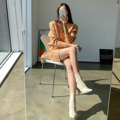 Conjunto de Suéter Suelto para Mujer Otoño Invierno - Image 11