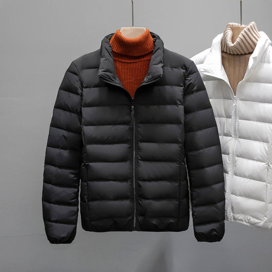 Chaqueta Acolchada Ligera para Mujer con Cuello Tipo Polo - Image 12
