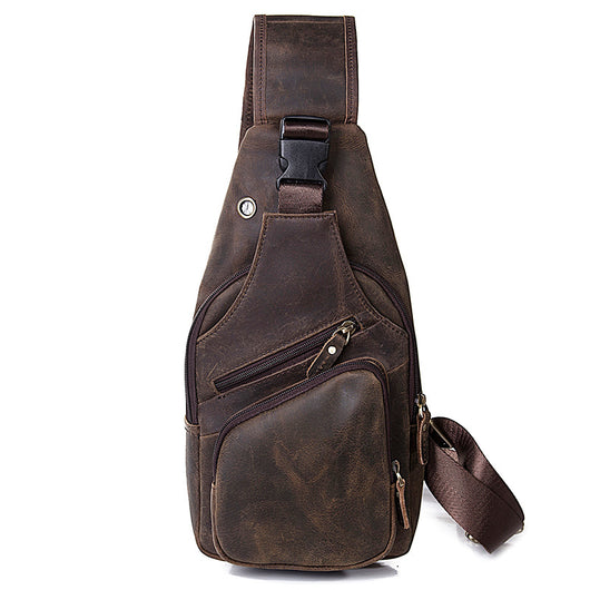 Bolsa de Pecho en Cuero Genuino para Hombre - Image 14
