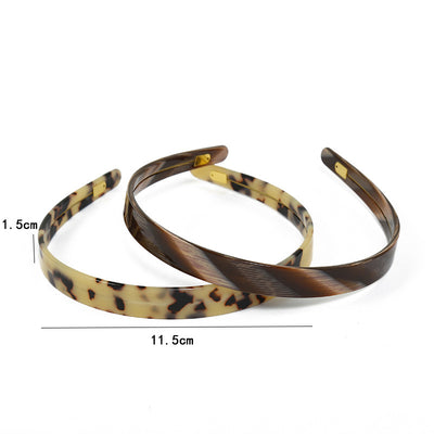 Diadema de Acetato Estilo Coreano Color Carey - Image 5