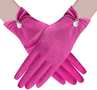 Guantes Cortos de Satén Personalizados para Mujer - Image 13