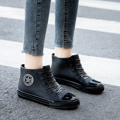 Botas Impermeables de Moda Primavera Otoño para Mujer - Estilo Laboral - Image 8
