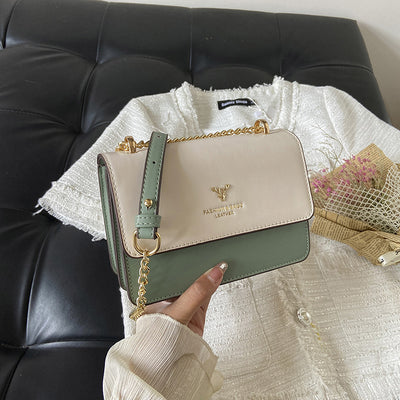 Bolsa Crossbody Bicolor con Cadena - Estilo Moderno - Image 6