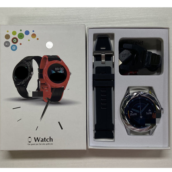 Pulsera Inteligente con Monitor de Temperatura, Frecuencia Cardíaca y Presión Arterial