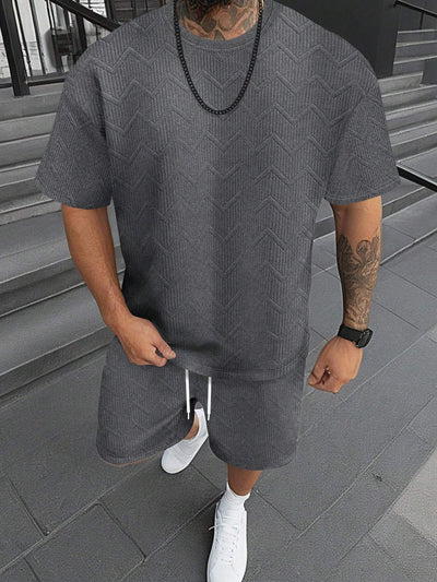 Conjunto Deportivo Hombre Pantalones Cortos y Playera Cómoda - Image 11