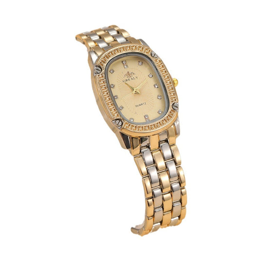 Reloj de Lujo con Esfera Ovalada y Cristales Brillantes Multicolor - Image 5