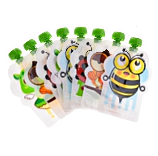 Pack de 8 Purés de Frutas Caseras en Bolsas de Almacenamiento Selladas - Image 11
