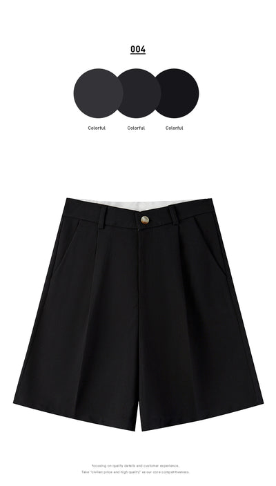Shorts Casuales de Cintura Alta y Corte Slim para Mujer - Image 19