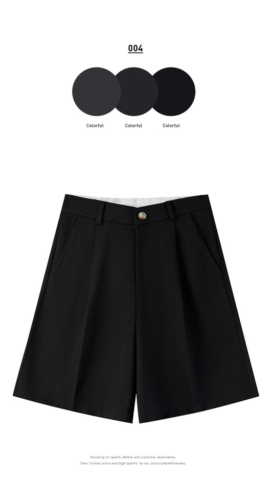 Shorts Casuales de Cintura Alta y Corte Slim para Mujer - Image 19