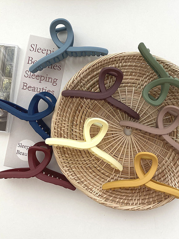 Clip Mariposa Colores Morandi para Cabello