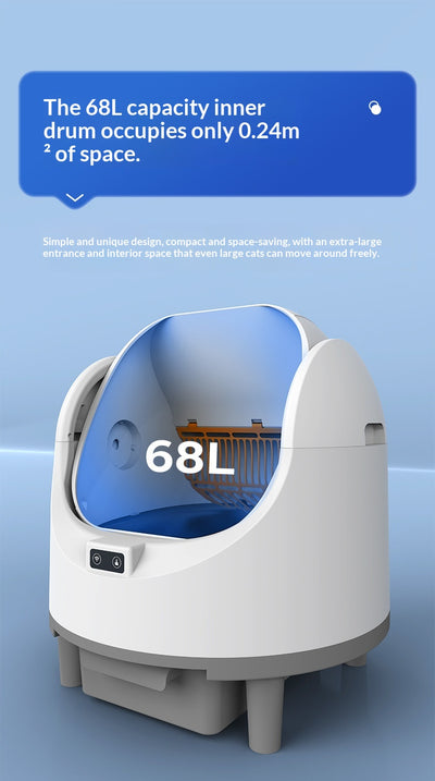 Arenero Automático para Gatos con Pala Inteligente y Amplio Espacio - Image 12