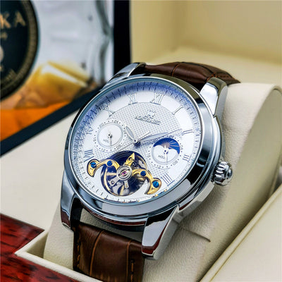 Reloj Mecánico Automático para Hombre con Diseño Hueco Luminoso - Image 2