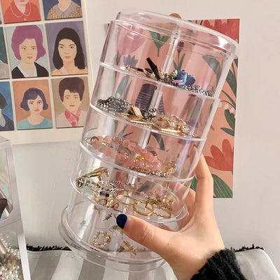 Organizador Giratorio de Joyas con Múltiples Niveles - Image 17
