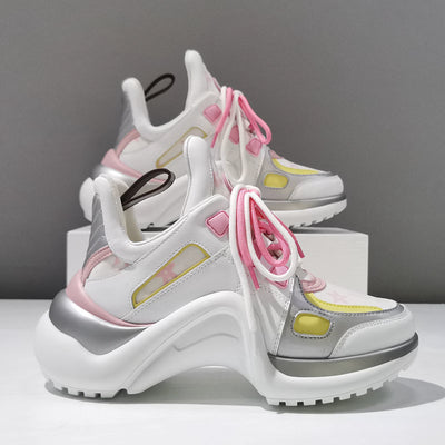 Zapatillas Deportivas Casuales con Suela Gruesa para Mujeres - Image 9