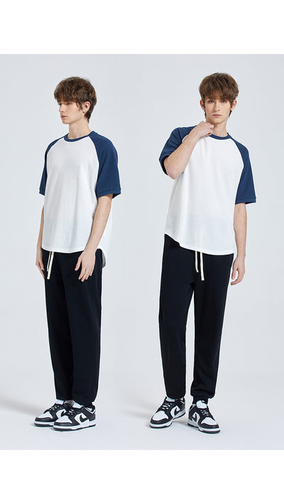 Playera Waffle Contraste Tallas Grandes Manga Corta - Image 15