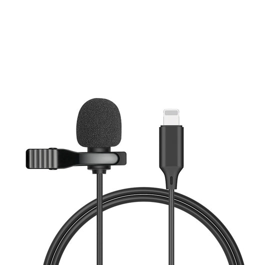 Micrófono Lavalier de Solapa Metálico Compatible con Apple para Transmisión en Vivo - Image 17