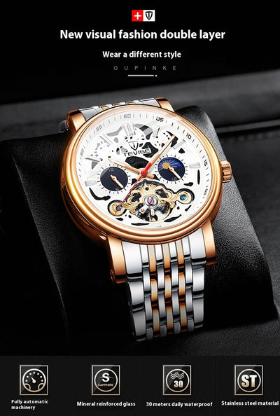 Reloj Mecánico Tourbillon de Moda con Luminiscencia y Resistencia al Agua - Image 16