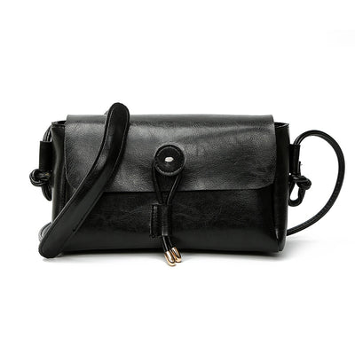 Bolso Bandolera de Cuero Encerado para Mujer - Estilo Fashion - Image 7