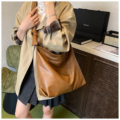 Bolso de Hombro Retro Otoño Invierno Gran Capacidad Versátil - Image 23