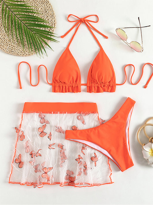 Bikini Deportivo Coreano Levantador de Tres Piezas - Image 12
