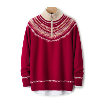 Suéter Grueso de Cuello Alto para Otoño e Invierno - Image 3