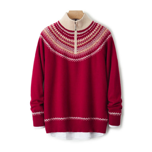 Suéter Grueso de Cuello Alto para Otoño e Invierno - Image 3