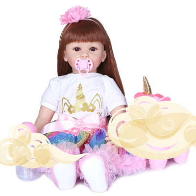Muñeca Realista de 60 cm con Casa de Juegos Interactiva - Image 10