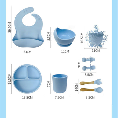 Set de Alimentación Complementaria con Ventosa y Tazón de Silicona - 9 Piezas - Image 15