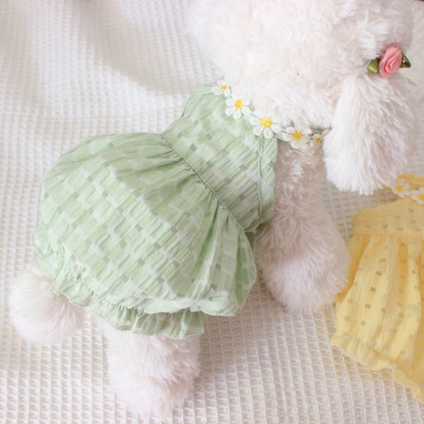 Falda Fresca para Mascotas - Diseño Transpirable para Gatos y Perros Pequeños
