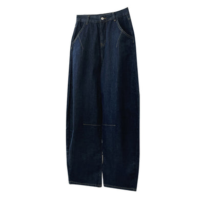 Jeans Cintura Alta Pierna Ancha Casual para Mujer - Image 5