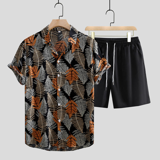 Camisa Casual Estampada de Manga Corta para Hombre - Image 13