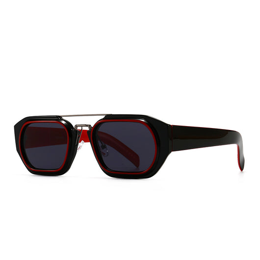 Gafas de Sol Cuadradas Retro Moderno con Marco Angosto - Image 5