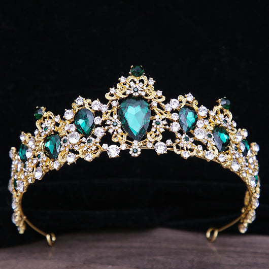 Corona Nupcial de Cristales Barrocos con Brillantes - Image 14