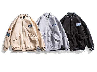 Chaqueta de Béisbol Casual Americana para Hombre - Image 4
