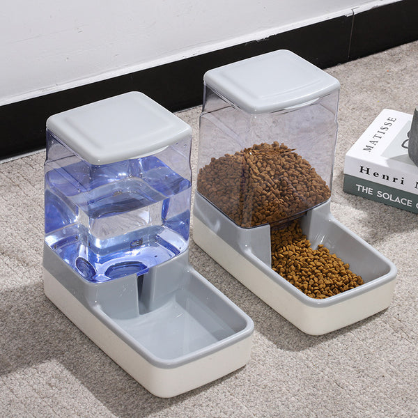 Dispensador Automático de Alimento y Agua para Mascotas