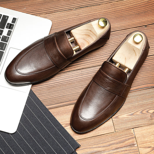Mocasines de Cuero Suave para Hombre - Comodidad Casual - Image 13