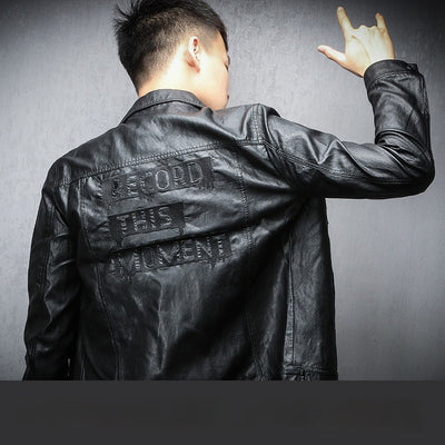 Chaqueta Biker Coreana para Hombre - Estilo Urbano y Moderno - Image 8