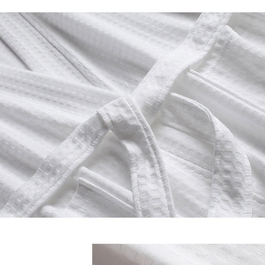 Pijama de Pareja en Tela Waffle - Bata Cómoda para Él y Ella - Image 16