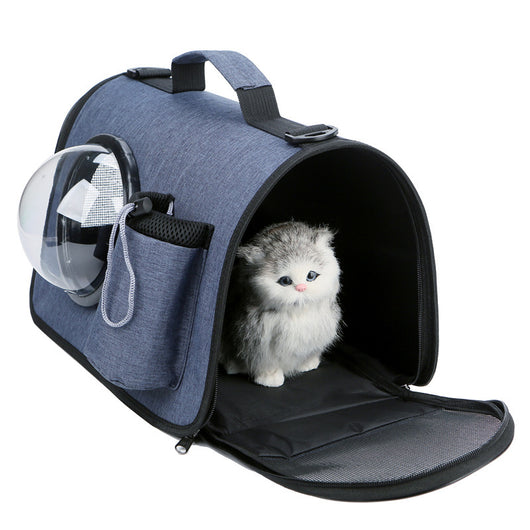 Bolsa Transportadora para Gatos - Mochila Cruzada Portátil para Mascotas - Image 3