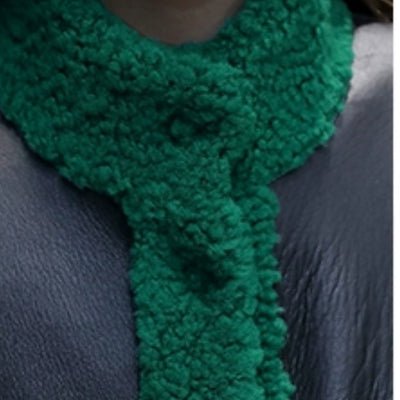 Abrigo Patchwork de Cuero y Piel de Cabra para Mujer - Image 4