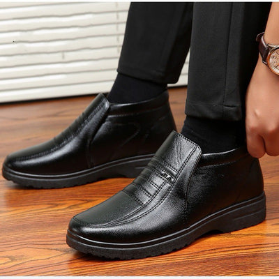 Botas de Nieve Impermeables para Hombre con Forro de Algodón Suave - Image 10