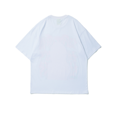 Camiseta de Pareja Cuello Redondo Manga Corta Estilo Urbano - Image 28