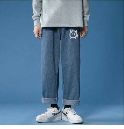 Pantalones Casuales de Mezclilla Clara para Hombre - Image 4