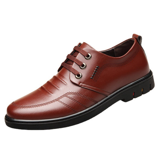 Zapatos Formales de Cuero para Hombre - Elegancia Transpirable para Negocios - Image 4