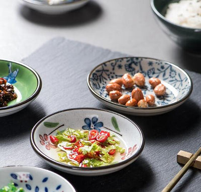 Plato de Cerámica Japonesa para Aperitivos y Salsas - Image 25